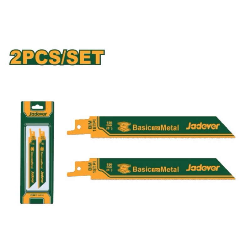 JADEVER ชุดใบเลื่อยชักตัดเหล็ก 6" (150mm) รุ่น JDJT922EF
