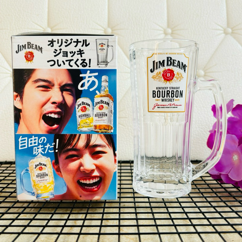 แก้ววิสกี้ JIM BEAM ขนาด 300ml มือสอง จากญี่ปุ่น