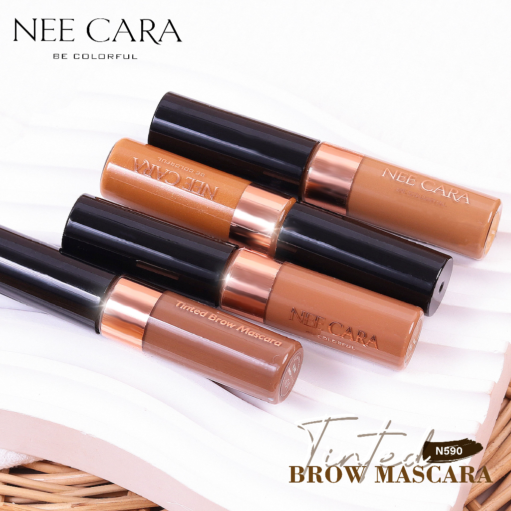 มาสคาร่าคิ้ว นีคารา  NEE CARA TINTED BROW MASCARA #N590 - รูปที่ 7