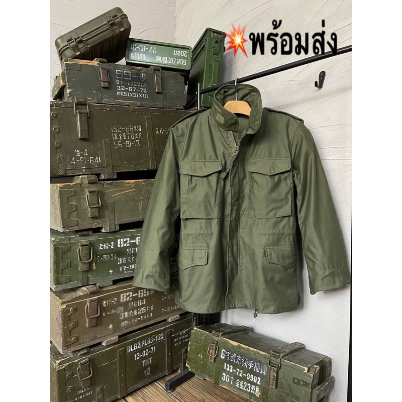 แจ็คเก็ตทหาร M65 field og-107 เสื้อทหาร เสื้อแจ็คเก็ต