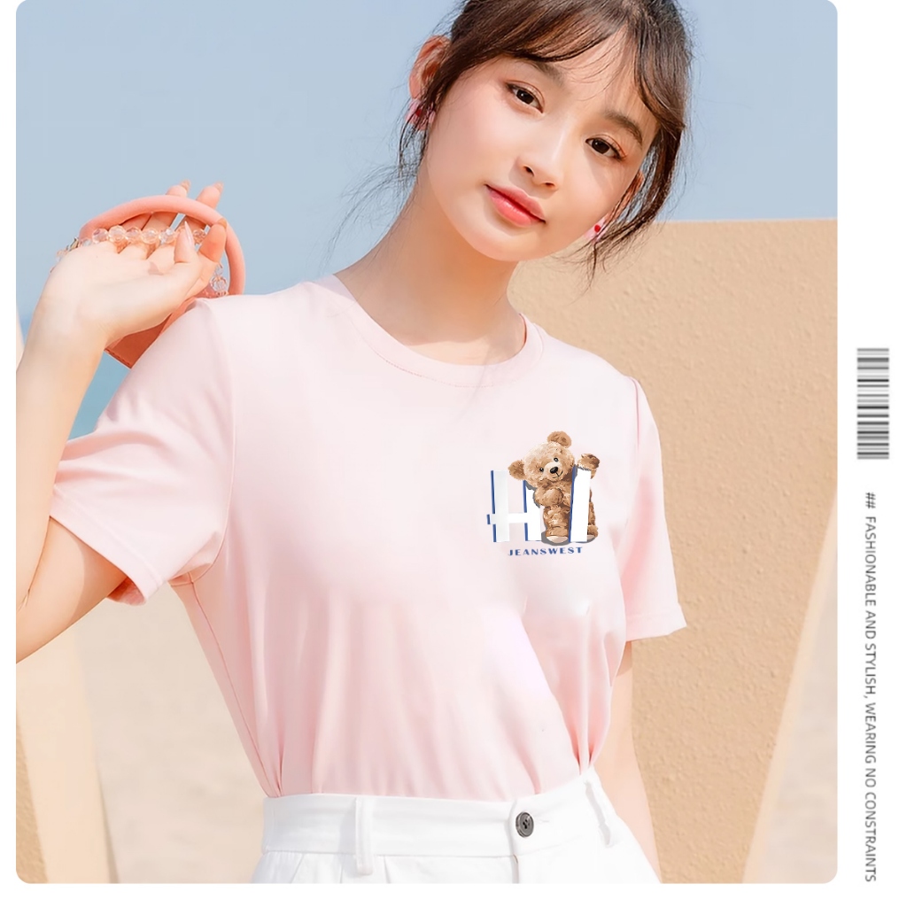 D529Bเสื้อยืดแขนสั้ง สำหรับชายและหญิง ลายสวยแฟชั่งนานาชาติร์**ปลีก-ส่ง - รูปที่ 6