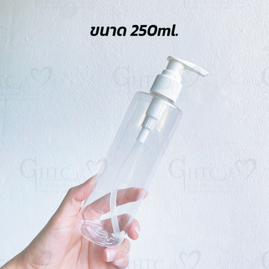 ขวดปั๊มพลาสติกขนาด 250-500มล. ใส่เจลหรือของเหลวทั่วไป