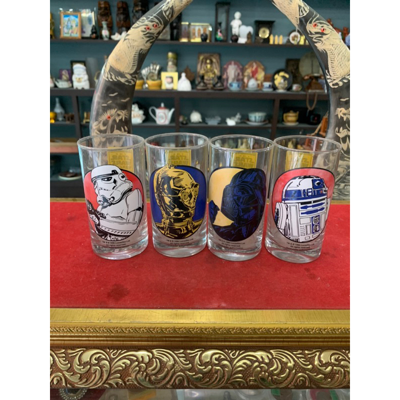 ชุดแก้ว pepsi 4 ชิ้น stars war 1996