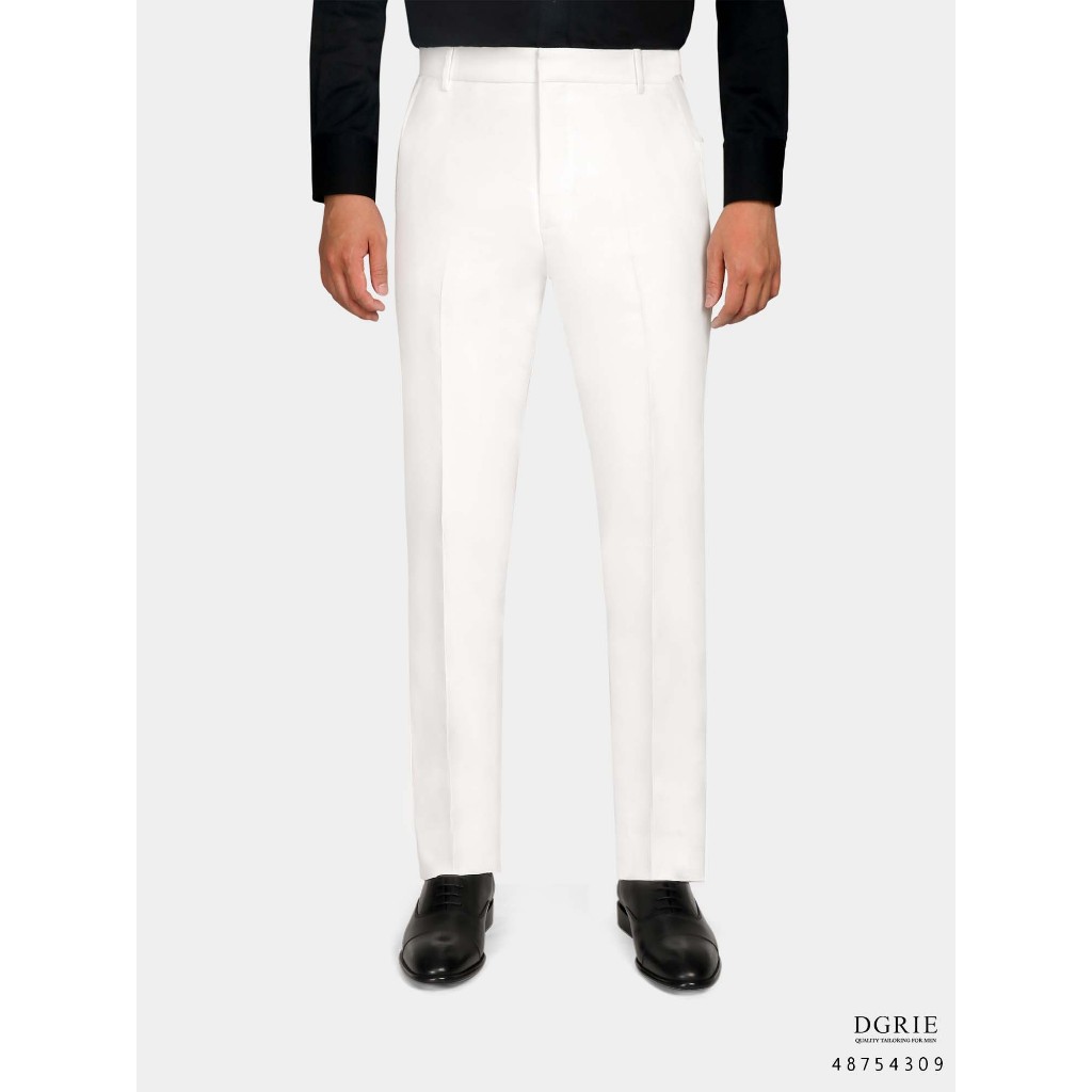 DGRIE PLAY – Play White T/R 2button Pants – กางเกงสีขาว