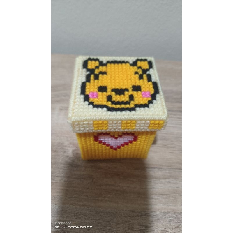 ชุดปัก แผ่นเฟรม กล่องเอนกประสงค์ หมีพูร์