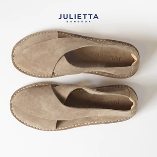 JULIETTA - FONTE Suede Sandal : Sand Beige (Unlined)