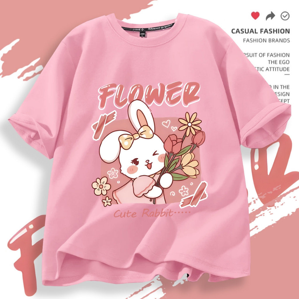 D581เสื้อยืดแขนสั้ง สำหรับชายและหญิง ลายสวยแฟชั่งนานาชาติร์**ปลีก-ส่ง