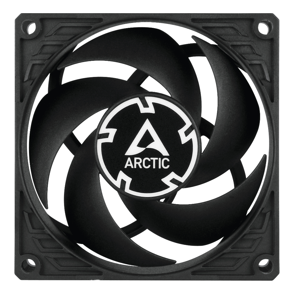 ARCTIC P8 PWM PST 3000mmRPM (Black) 8CM (Computer fan / พัดลมระบายความร้อนคอมพิวเตอร์) - รับประกัน 6 ปี