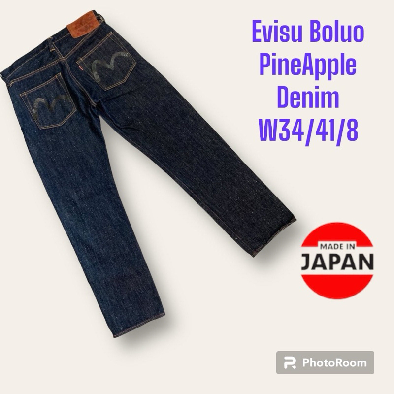 กางเกงยีนส์ EVISU PineApple Denim สินค้าแท้ ผลิตญี่ปุ่น