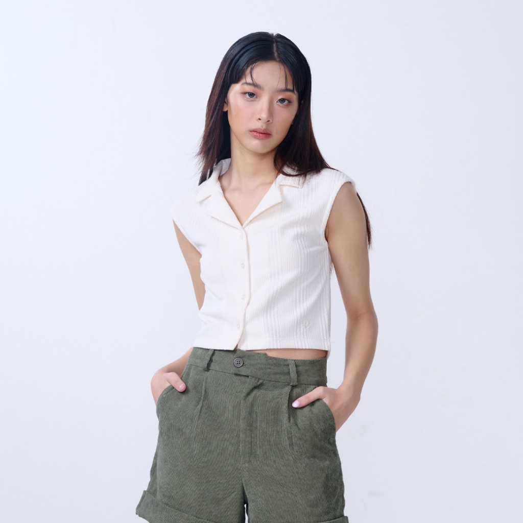 Khaki Bros. - Sleeveless Knit - เสื้อแขนกุดผู้หญิง - KL24K001