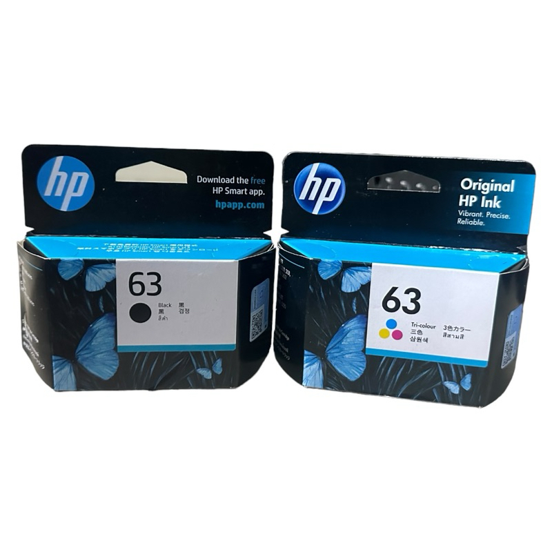 Hp 63 Bk Hp 63 Co ตลับดำ ตลับสี ของแท้100%