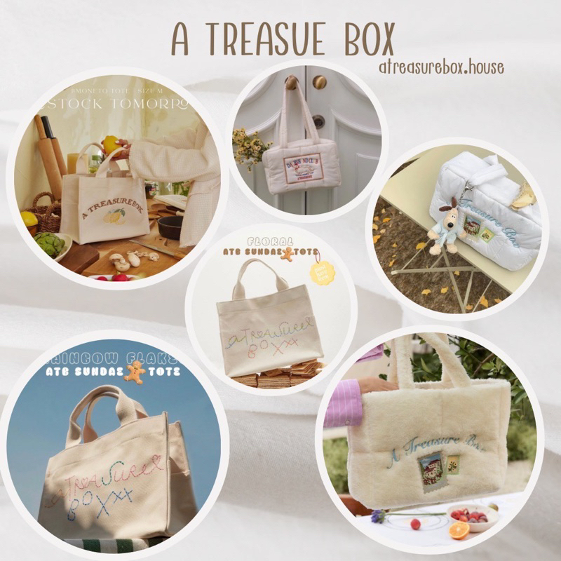 Atreasurebox ✨👜 Tote 👜✨ ของแท้จากshop 💯