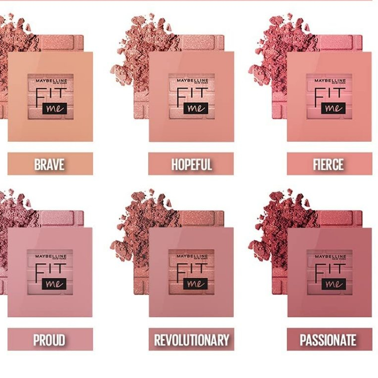 [พร้อมส่ง-ขายส่ง]MAYBELLINE New York FIT ME BLUSH 4.5G บลัชออนเนื้อแมท ให้สีที่สวยชัด ติดทน ของแท้10
