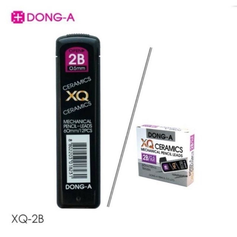 ไส้ดินสอกด  DONG-A XQ 2B (1กล่อง12หลอด) สินค้าพร้อมส่ง