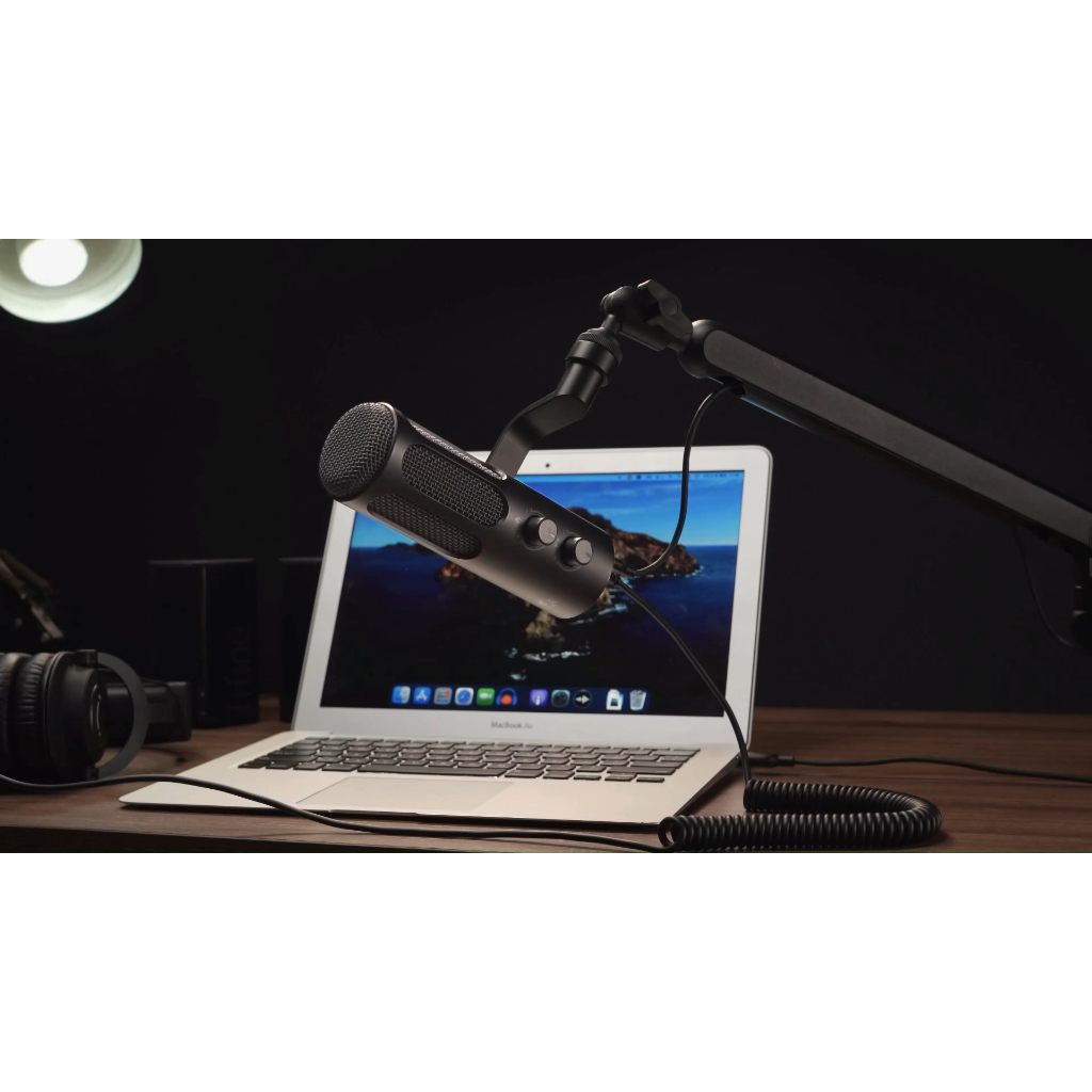 ไมโครโฟนไดนามิก FIFINE TANK3 USB/XLR DYNAMIC MIC WITH I/O CONTROL & QUICK-MUTE IN TYPE-C (รับประกัน 1 ปี)