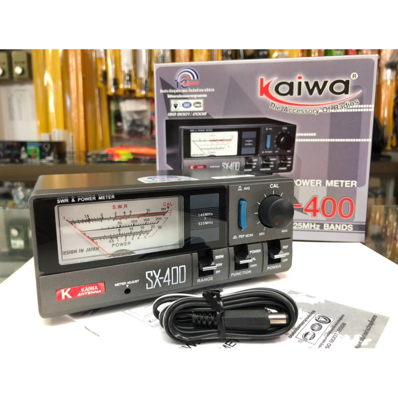 KAIWA SX-400 SWR & POWER METER เครื่องวัด 140-525MHz และสามารถวัด POWER, SWR, REF, FWD, ตรวจ, เช็ค เครื่องส่งและเสาอากาศ