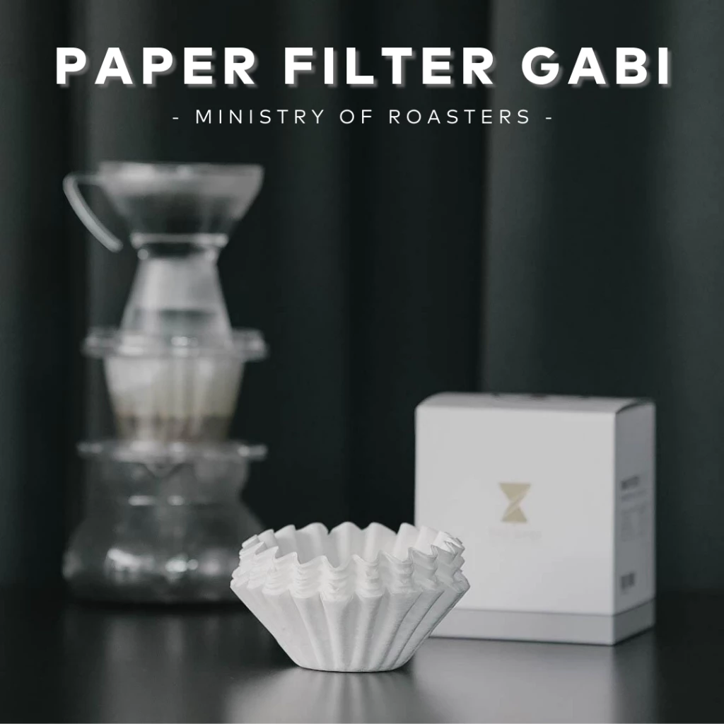Gabi Filter 100 แผ่น | กระดาษกรอง Wave 155 สำหรับ Gabi Master A และ Kalita Wave 155