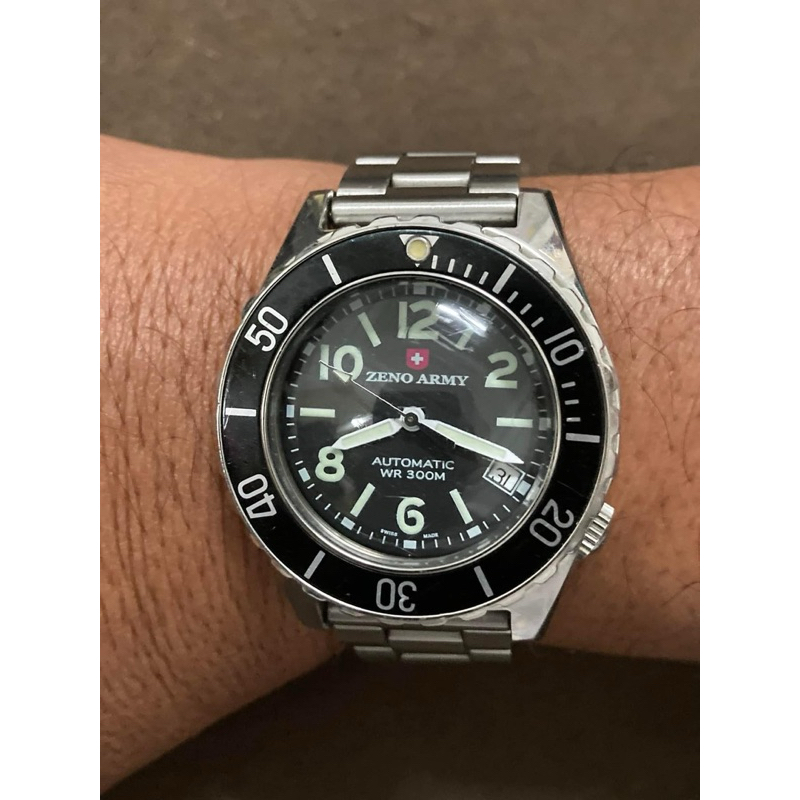 ขายนาฬิกาทำให้หน่วยรบพิเศษ SEAL TEAM นาฬิกาดำน้ำลึก MILITARY ZENO ARMY WATCH BASEL DIVER 300M Ref. 4