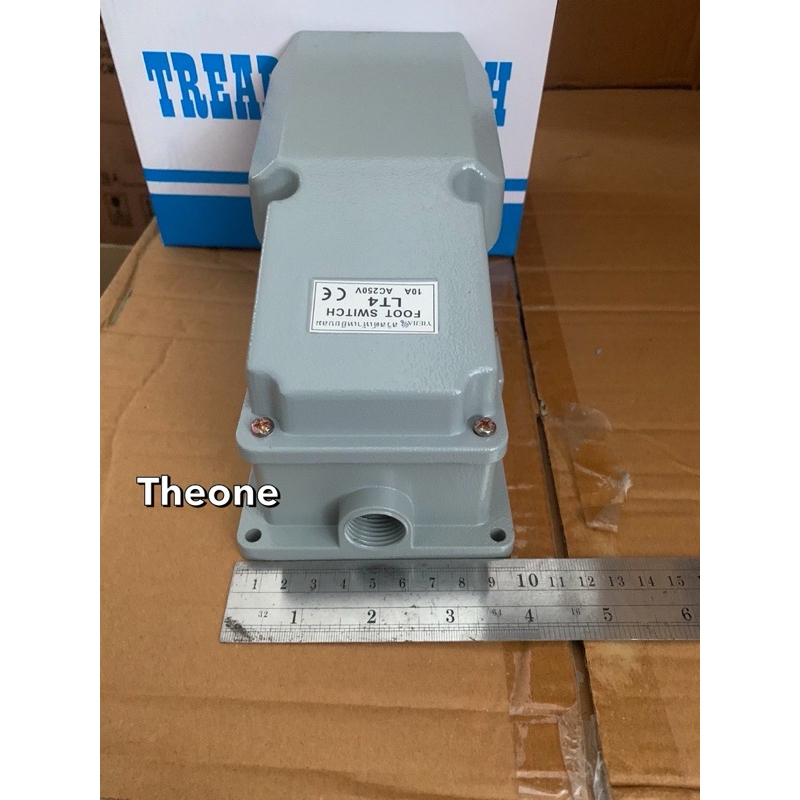 สวิทช์เหยียบ LT4 (Foot Switch)COM/1NO/1NC 10A 250VAC