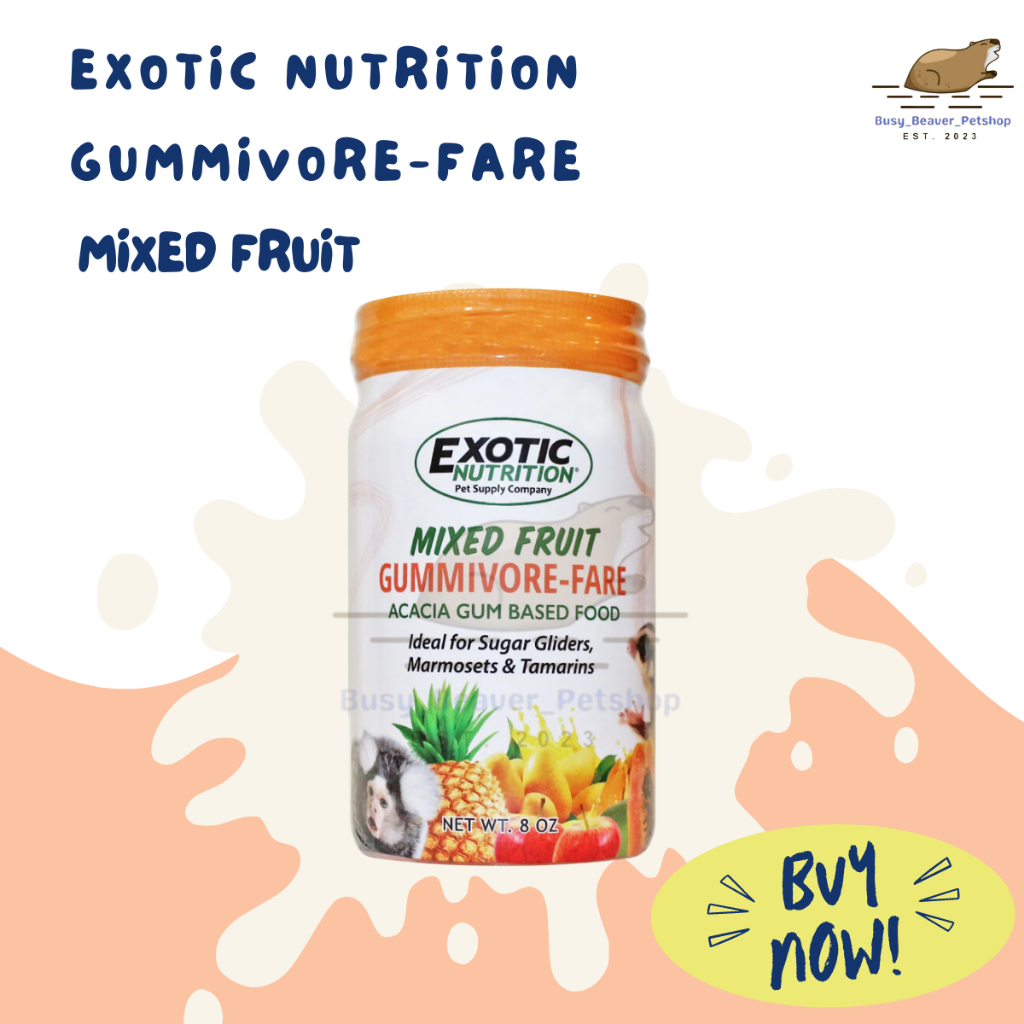 EXOTIC NUTRITION GUMMIVORE-FARE MIXED FRUIT 227กรัม กัมนิวอร์แฟร์มิกซ์ฟรุ๊ต