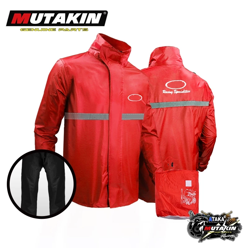 MUTAKIN R3 เสื้อกันฝนผู้ใหญ่ ไซส์ S-6XL รุ่นหมวกติดเสื้อ thumbnail 7