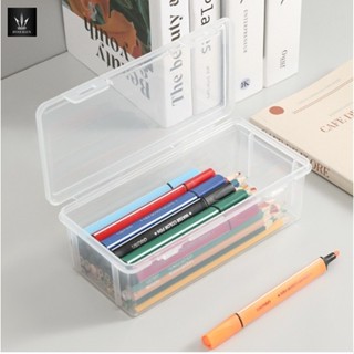 กล่องเก็บดินสอความจุขนาดใหญ่ใสกล่องเก็บเครื่องเขียนผู้ถือปาก…