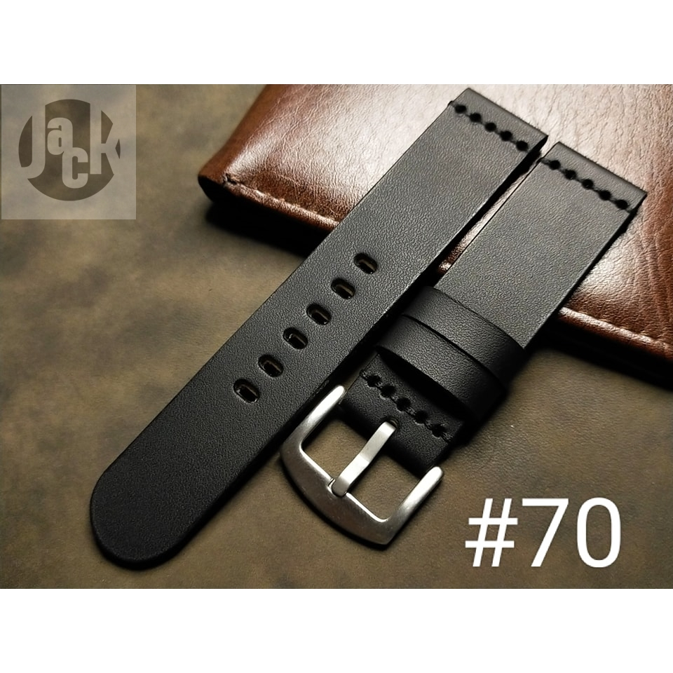 Jack straps สายนาฬิกาหนังวัวฟอกฝาดแท้ทั้งเส้น งานแฮนด์เมด สายหนังทนทาน