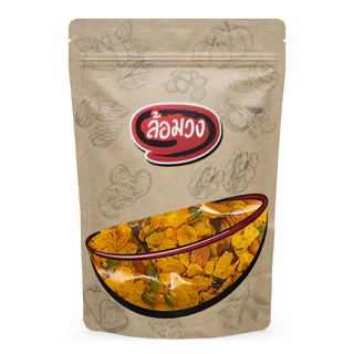 คอนเฟลก คอนเฟลกคาราเมล ผสมธัญพืชและผลไม้แห้ง (caramel corn flake) by ล้อมวง คอนเฟลกธัญพืช ขนม
