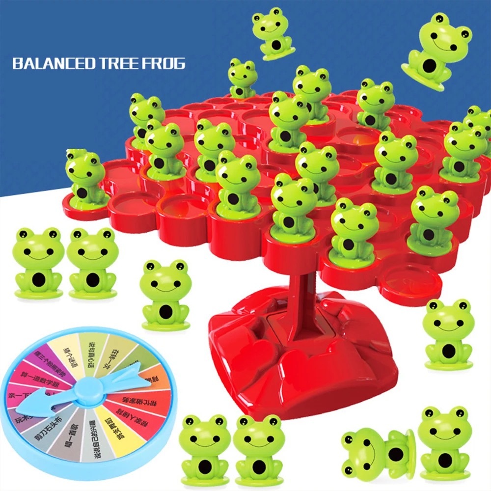 [พร้อมส่ง]ของเล่นเสริมพัฒนาการ กบสมดุลต้นไม้ FROG BALANCE TREE ของเล่นฝึกสมาธิ ฝึกสมอง ของเล่นแก้เบื่อ ของเล่นเสริมทักษะ