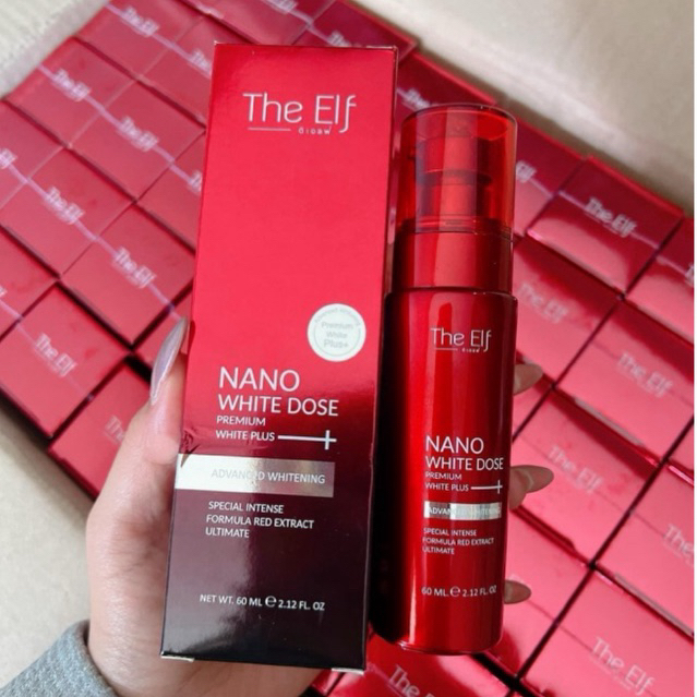 โดสแดง สูตรใหม่ The Elf Nano White Dose แพกเกจใหม่ล่าสุด