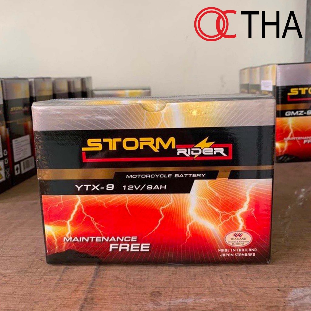 แบตเตอรี่มอเตอร์ไซค์ YTX-9 ATV,STALLIONS MEGAPHONE,SUPER FOUR แบตรถเตอรี่มอเตอร์ไซค์ STORM RIDER YTX