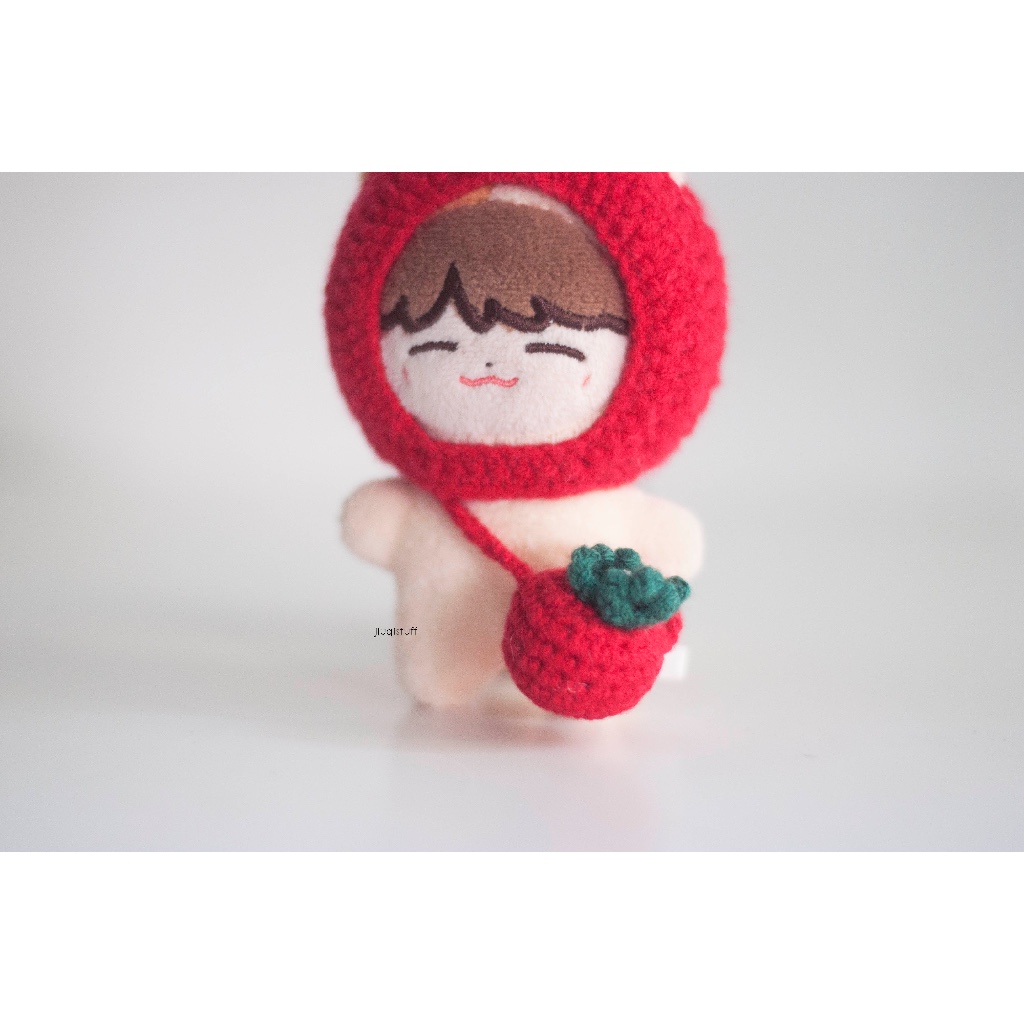 ชุดตุ๊กตา Tomato Hat / Tomato bag 10cm 🍅