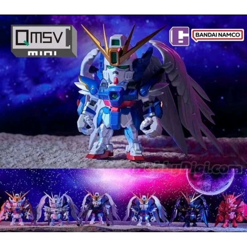 ⭐พร้อมส่ง⭐ BANDAI - QMSV Mini - Wing Gundam Zero EW (Art Toy/Designer Toy/Blind Box)