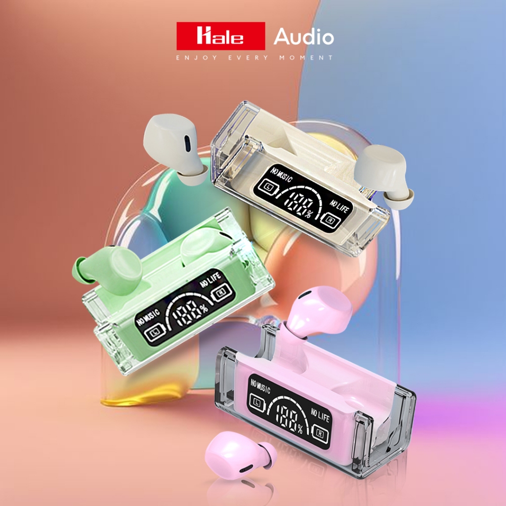Hale หูฟังบลูทูธ HTW-07 หูฟังไรสาย ระบบสัมผัส TWS Wireless Earphone