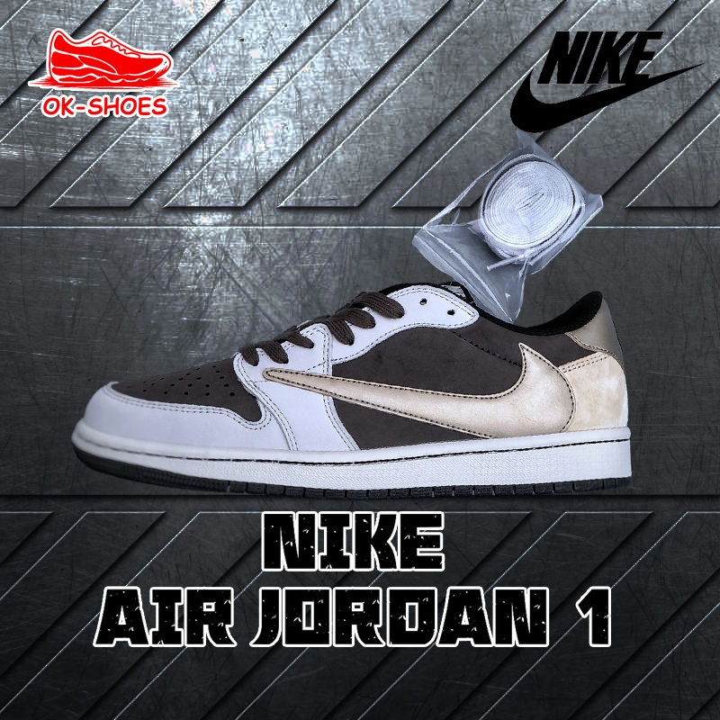 ส่งฟรี Nike Travis Scott x Jordan Air Jordan 1 Low AJ1