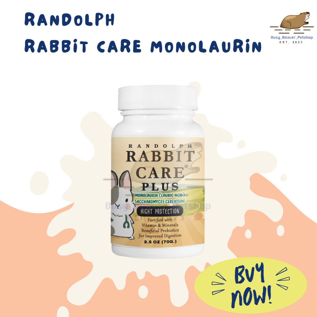 RANDOLPH RABBIT CARE MONOLAURIN (LAURIC ACID) 70กรัม