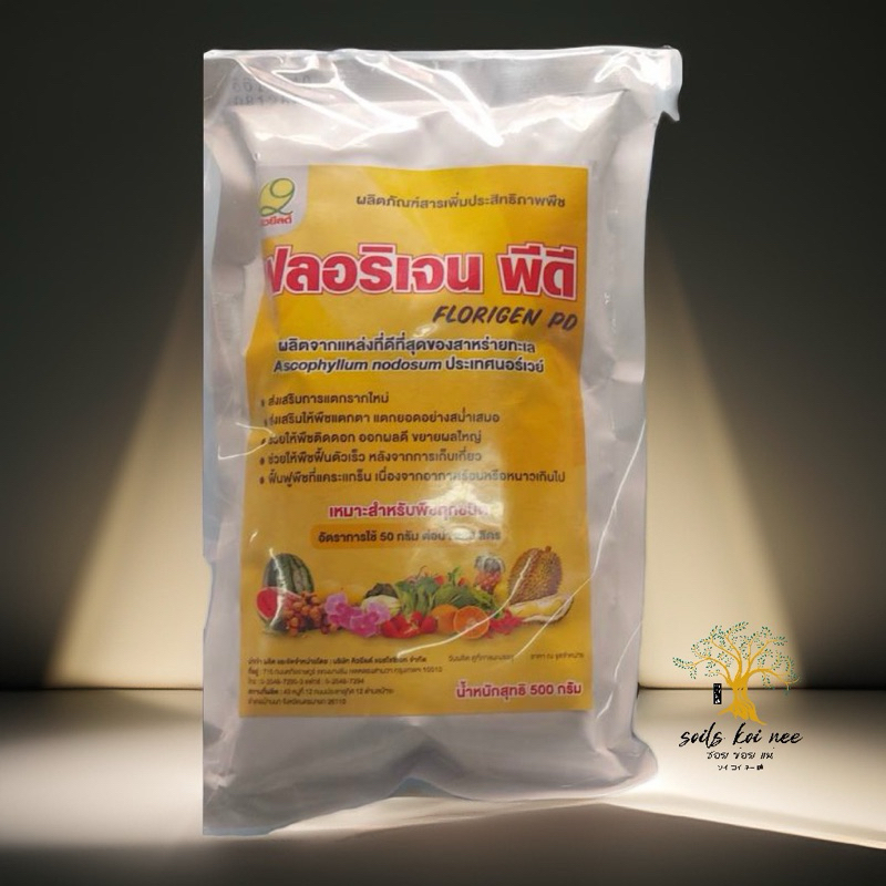 ฟลอริเจน พีดี 500 กรัม สาหร่ายทะเลสกัด ในรูปแบบเกล็ดผง คิวยีลด์