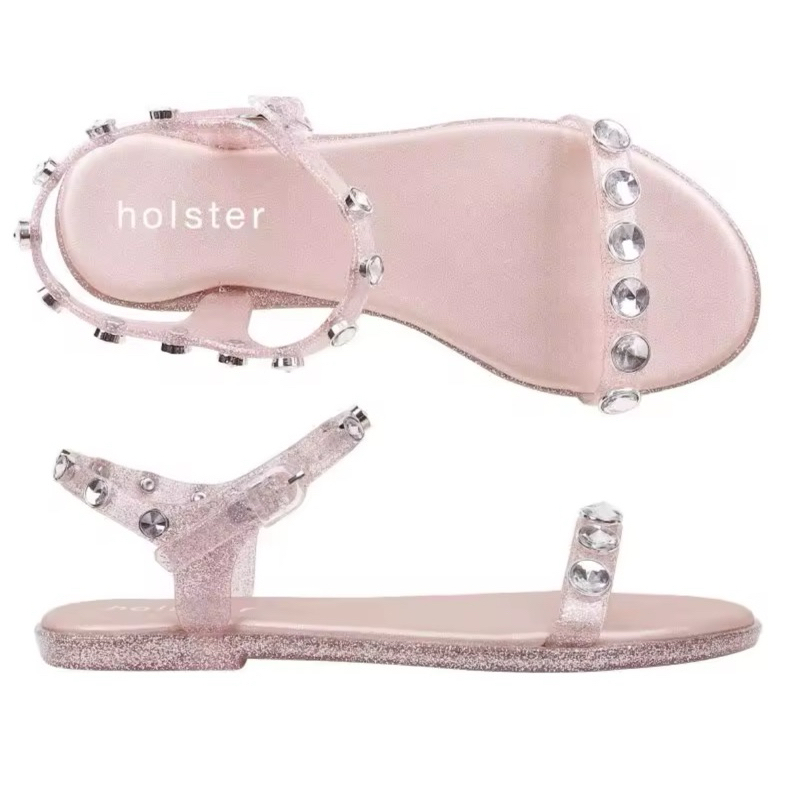 Holster Halo Clear Rose Glitter
