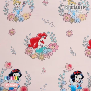 TULIP Delight เจ้าหญิง Princess DLD023 พิมพ์ดิจิตอล ลิขสิทธิ์แท้ดิสนีย์ Disney ชุดผ้าปูที่นอน ผ้าห่ม ผ้านวม