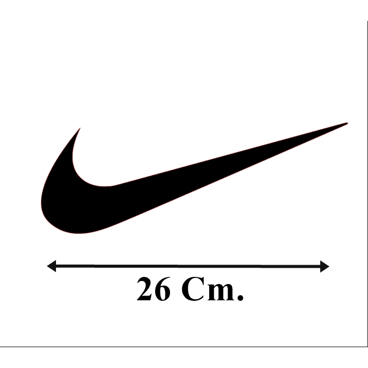 ตัวรีด NIKE Big Logo กว้าง 26 Cm. รีดได้ทุกเนื้อผ้า