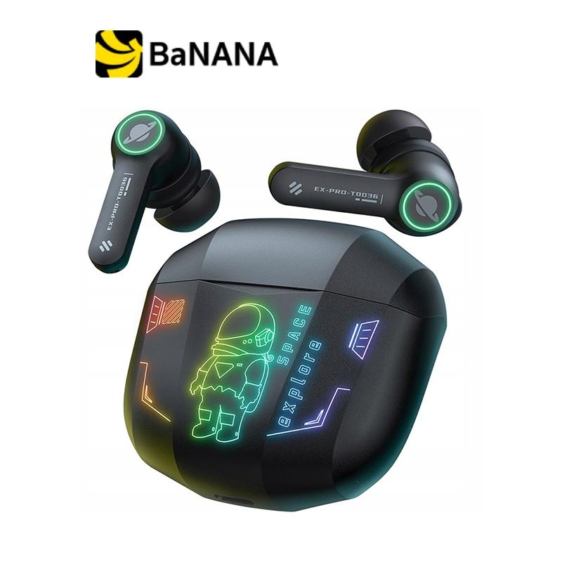 หูฟังเกมมิ่ง Onikuma T36 TWS Earphone Black by Banana IT
