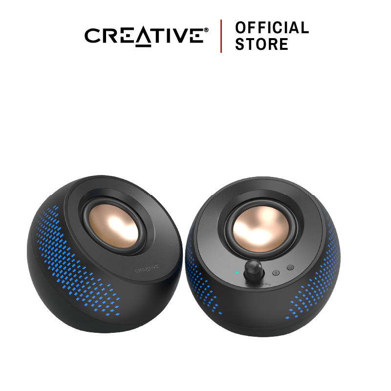 CREATIVE SPEAKER Pebble X  ลำโพง 2.0 USB-C พร้อม RGB สไตล์มินิมอล
