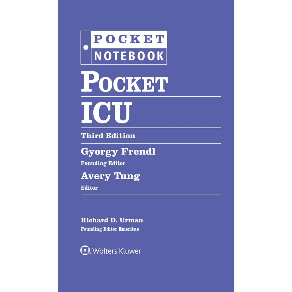 Pocket ICU , 3 edition -  ISBN ‏ : ‎ 9781975192259