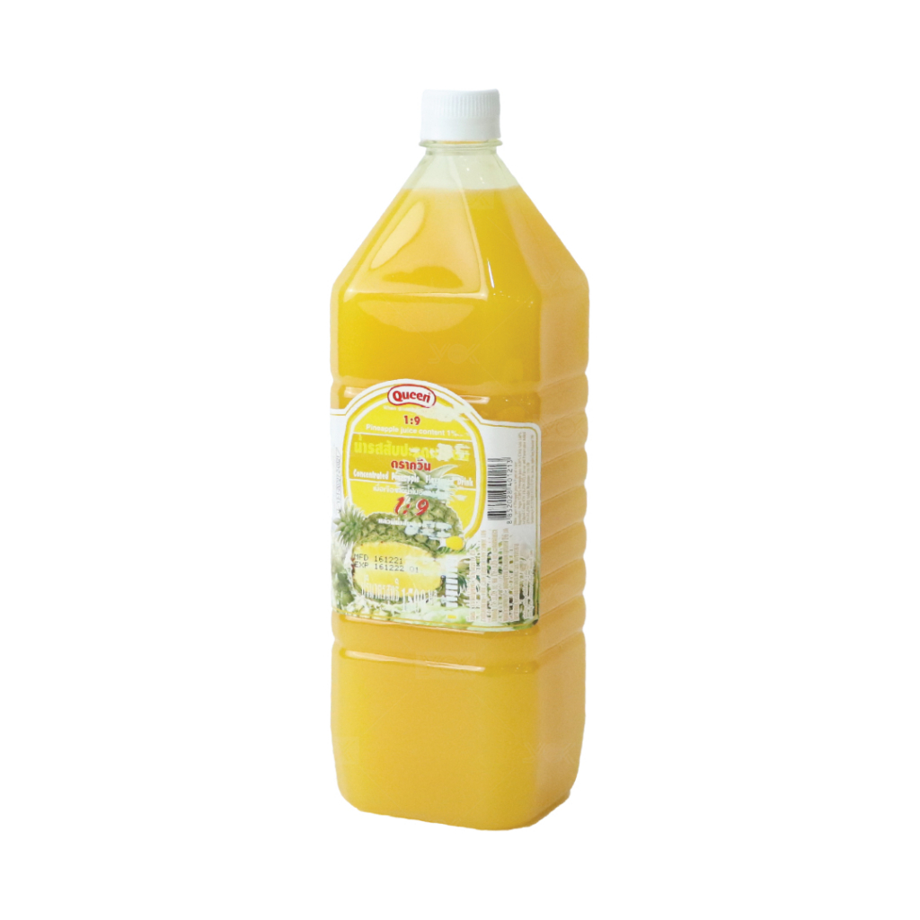 น้ำสับปะรดข้มข้น  1500ml. ตราควีน หยกออนไลน์