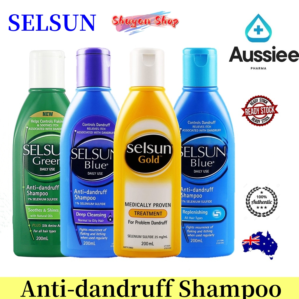 💖ของแท้ SELSUN 2.5% selenium sulfide non-silicone oil, powerful anti-dandruff and oil control anti-i