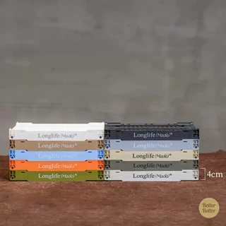 [พร้อมส่ง !🔥]NEW มาใหม่! ตระกร้าพับได้ 40สี Longlife รุ่น Mountain หรู มินิมอล โมเดิร์น เก็บของ