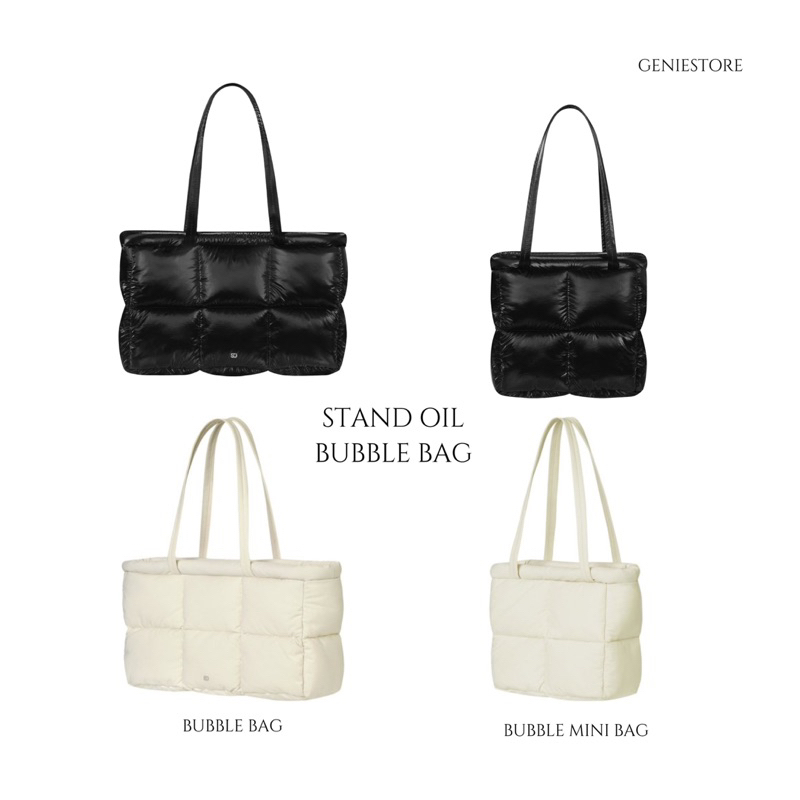 🇰🇷 Stand oil Bubble Bag  & Bubble mini Bag (พรี)