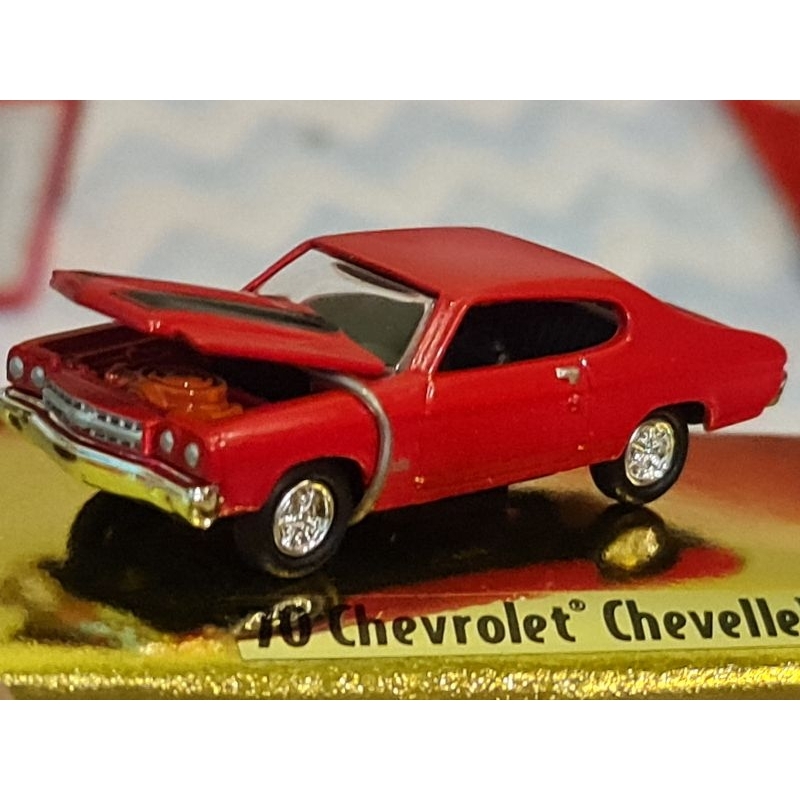 โมเดลรถยนต์ 70 Chevrolet Chevelle  1:87 Scale/HO Scale Mini Metals