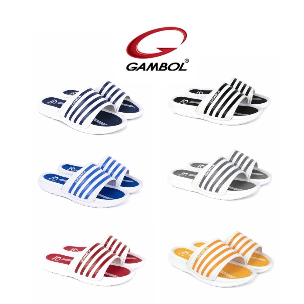 รองเท้าแตะ GAMBOL รุ่น GM42164 ไซส์ 38-44 (เหลือง/ดำ/น้ำเงิน/กรม/แดง/เทา)