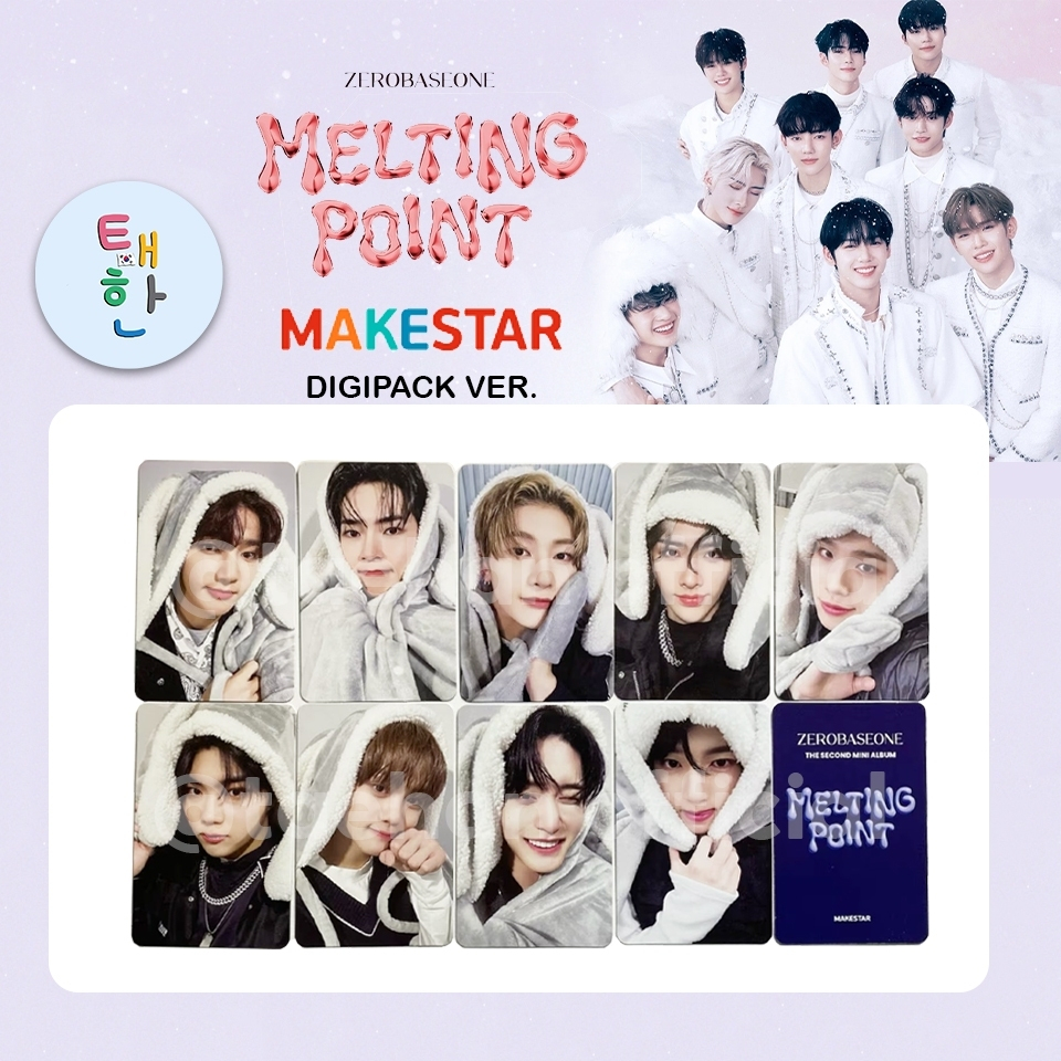พร้อมส่ง [ZEROBASEONE/ZB1] PHOTOCARD EVENT อัลบั้ม THE SECOND MINI ALBUM [MELTING POINT] (MAKESTAR POB DIGIPACK Ver.)